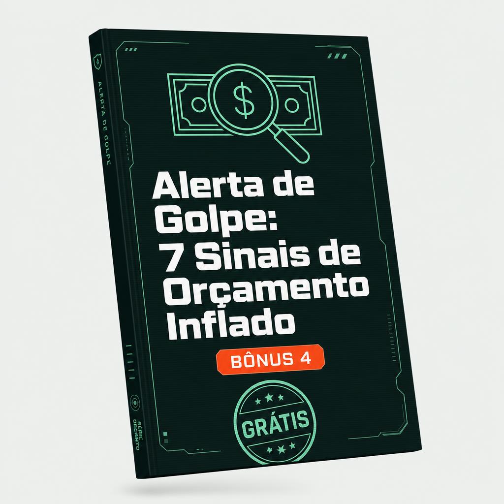 Capa do bônus: Alerta de Golpe: 7 Sinais de Orçamento Inflado